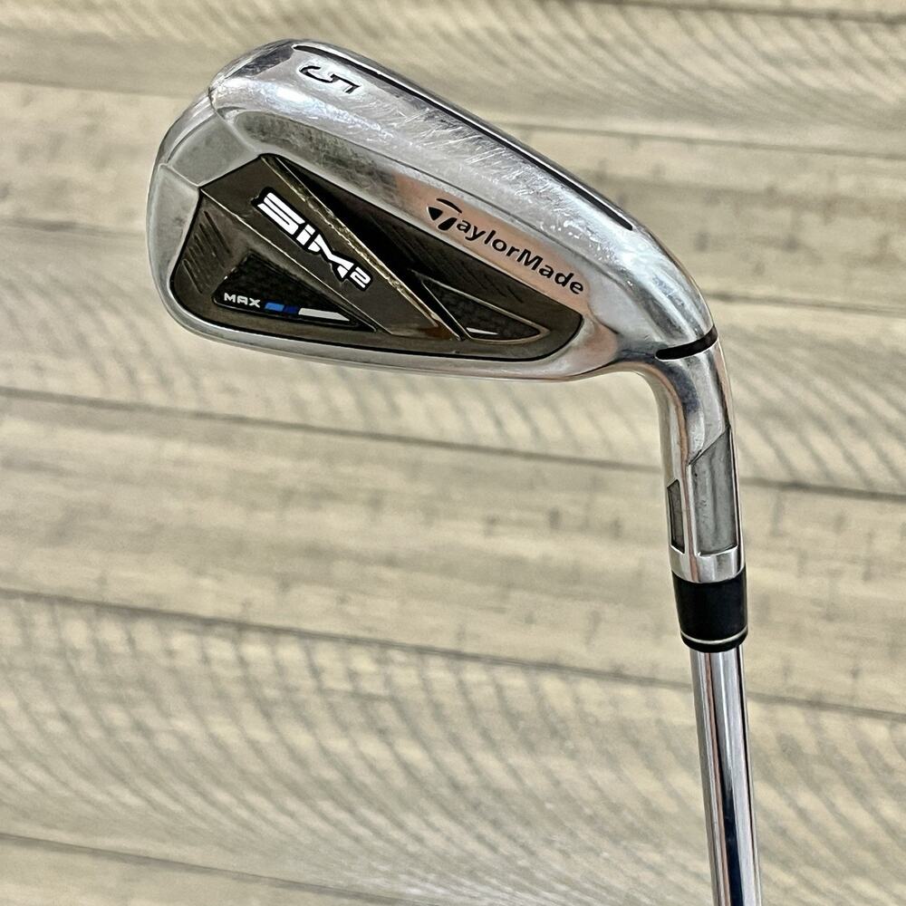 TaylorMade SIM2 MAX Single 5-Iron Regular-Flex Steel KBS Max MT 85 Shaft 38.5"